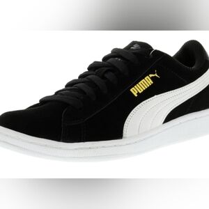 Puma Women's Platform Softfoam Suede Gold / Black  Sneakers -Size 6.5